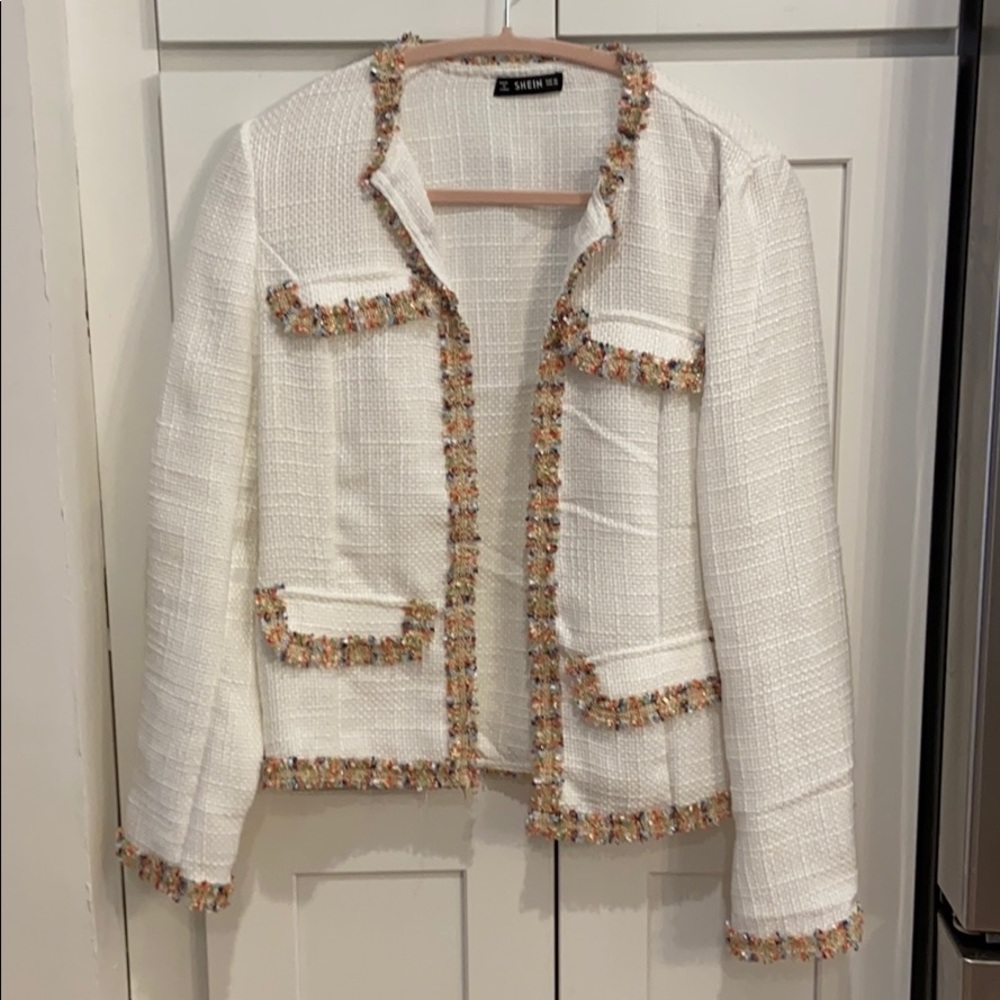 White blazer